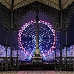 Riesenrad auf dem Schlossplatz